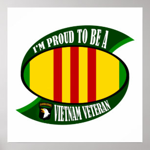 stolt över att vara Vietnam Vet Poster