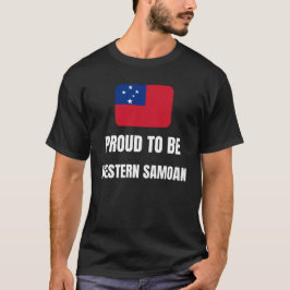 stolt över att vara Western Samoan T Shirt