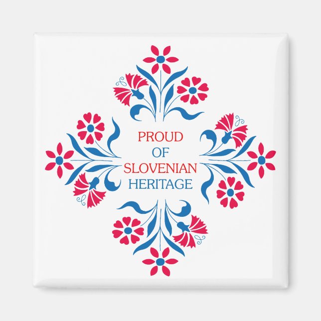 stolt över det slovenska kulturarvstorget Magnet (Framsidan)