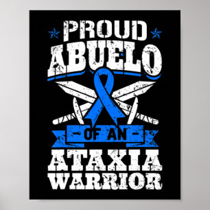 stolt över en Ataxi Warrior Dystaxia Awarene Poster