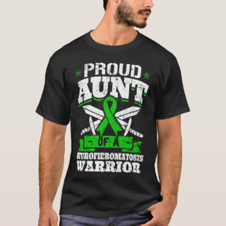 Stolt över en neurofibromatos-krigare retro t shirt