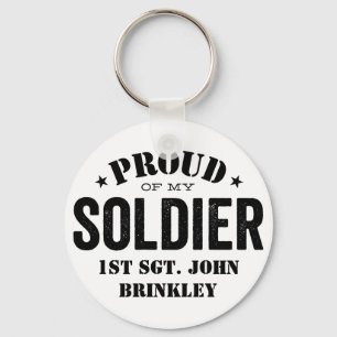stolt över min armés SOLDIER Nyckelring