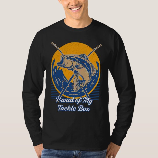 Stolt över min fluglåda Bobber Hobby Bobfloat Past T Shirt (Framsida)