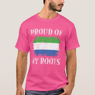 stolt över min Sierra Leonean Roots Sierra Leonean T Shirt