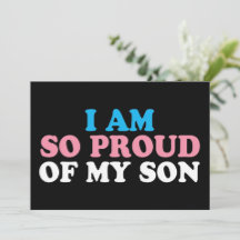 stolt över min transgender Son-stödjande förälder