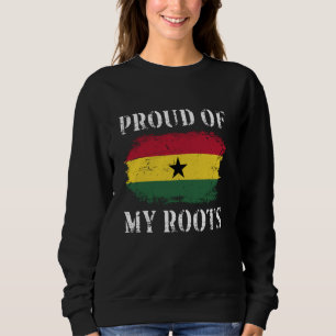 stolt över mina Ghanaianska rötter Ghanaian Flagga T Shirt