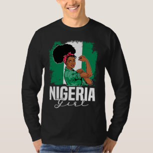 Stolt över mina nigerianska rötter Nigeria BHM BLM T Shirt