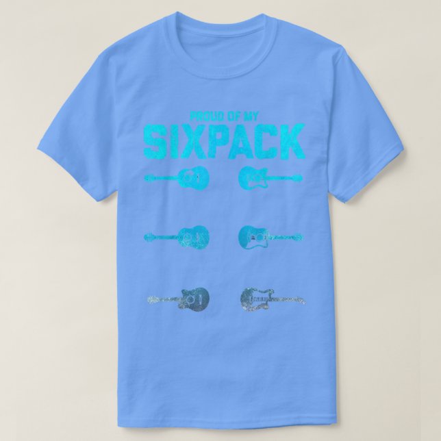 stolt över mitt Si Pack-funny Guitar Player Guitar T Shirt (Design framsida)