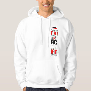Stolt över mitt Trinbagoniska arv Hoodie