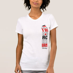 stolt över mitt Trinbagoniska arv T-shirt
