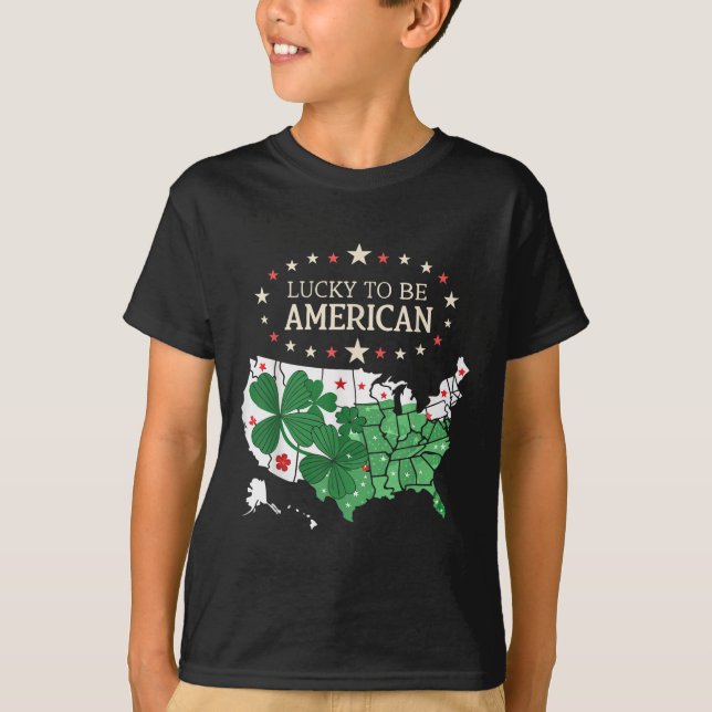 stolt över oss Klöver Karta - som tur är att vara  T Shirt (Framsida)