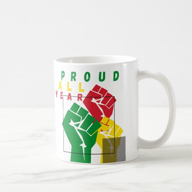 stolt över svartsjukan kaffemugg (Höger)