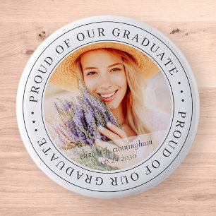 stolt över vårt moderna foto Student 20XX Studente Knapp