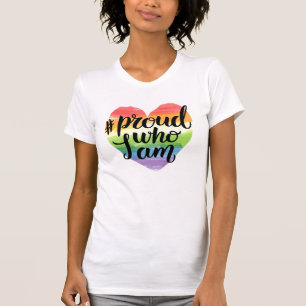 stolt över vem jag är t shirt