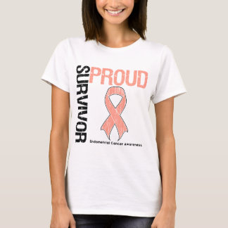 Stolt överlevande - Endometrial cancer T Shirt