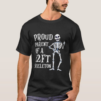stolt överordnad till en 12-fot Skeleton Halloween T Shirt