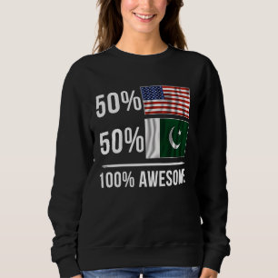 Stolt pakistansk amerikansk flagga Pakistan Arv US T Shirt