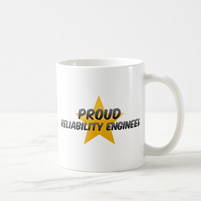 Stolt pålitlighetsingenjör kaffemugg (Höger)