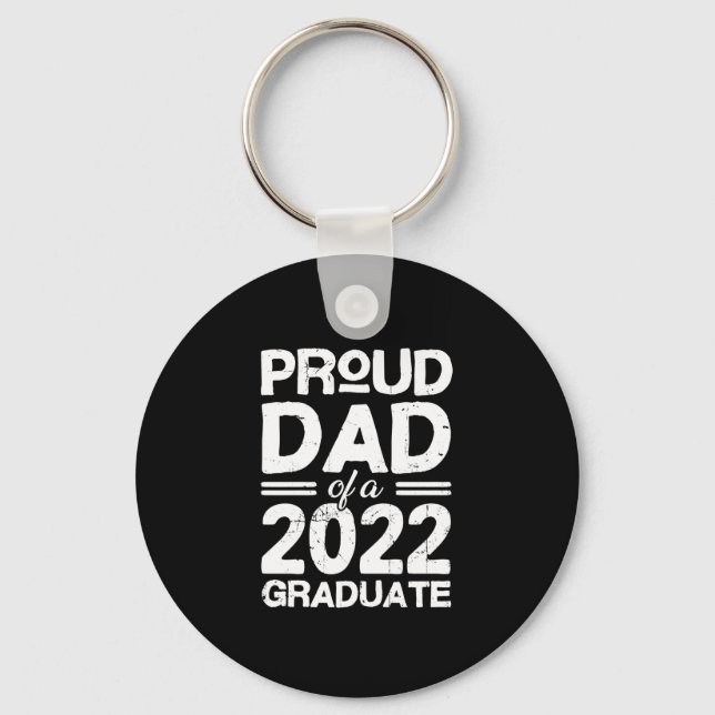 stolt Pappa av 2022 Student Nyckelring (Framsida)