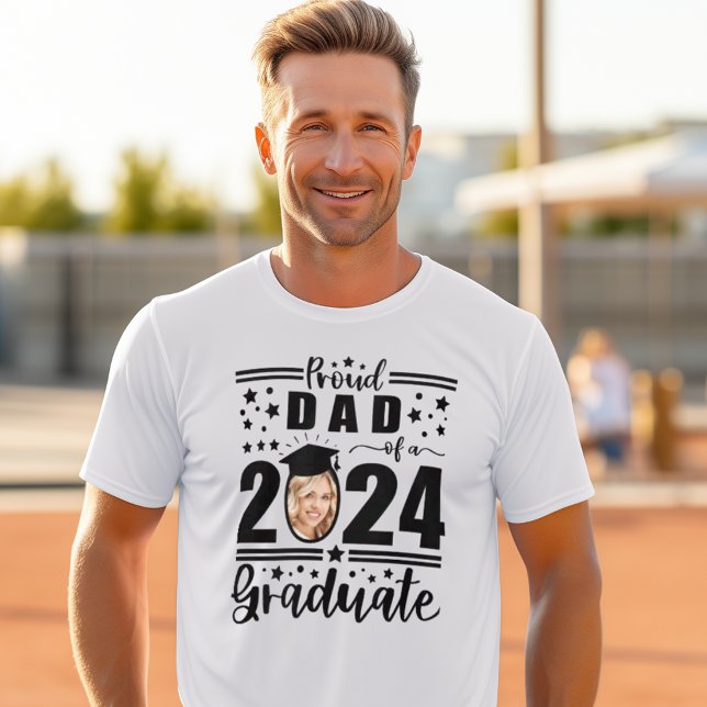 stolt Pappa av 2024 Student T Shirt (Skapare uppladdad)