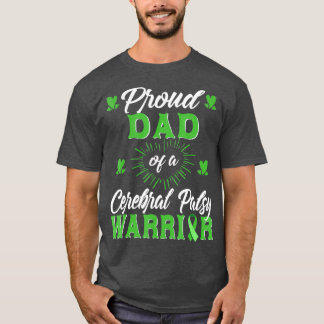 stolt Pappa av Cerebral palsy-krigarens medvetande T Shirt