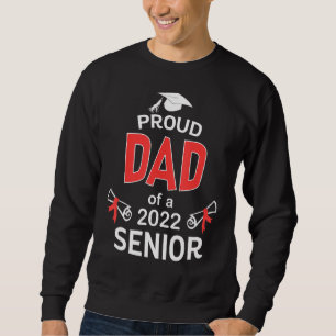 stolt Pappa av en 2022 års ledande Studenten 2022- Lång Ärmad Tröja