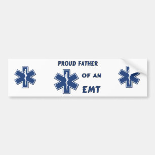 Stolt pappa av en EMT Bildekal