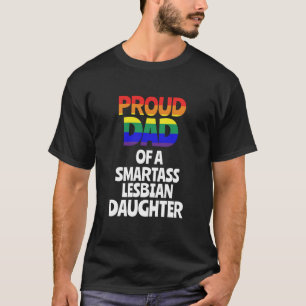 Stolt pappa av en lesbisk dottergåva LGBT T Shirt