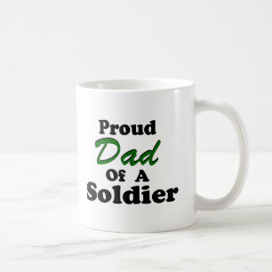 Stolt pappa av en soldat kaffemugg