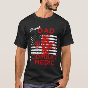 Stolt pappa av en stridläkare t shirt