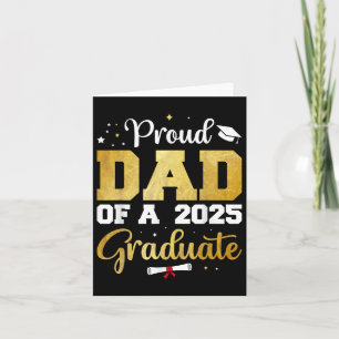stolt Pappa av Studenten 2025 Student-Pappa 2025 Kort