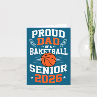 Stolt Pappa Basket Senior 2026 Illustration Kort