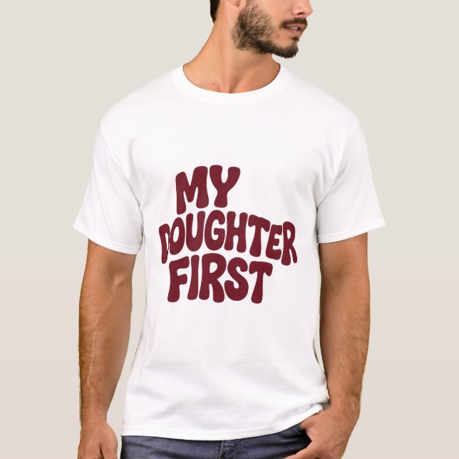 Stolt pappa Fars dag present t-shirt (Framsida)