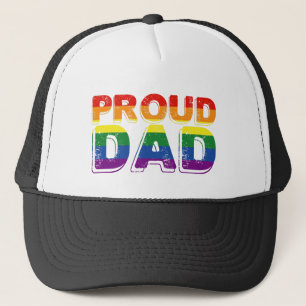 Stolt pappa HBTQ-förälder Gay Pride Pappa Keps