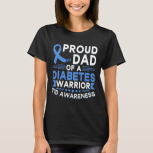 stolt Pappa i en diabetesanfallsskådespelare T1d T Shirt