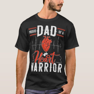 stolt Pappa i en hjärtstillestånd T Shirt