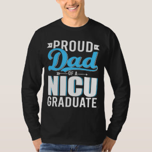 stolt Pappa i en ICU-Fars dag i Student Lycklig T Shirt