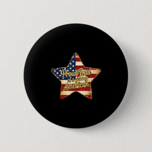 stolt Pappa i en ung amerikansk patriotisk Far Da Knapp