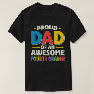 stolt Pappa i fjärde Fantastisk-klassen T Shirt