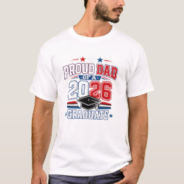 Stolt Pappa Klass 2026 Examen Skjorta T Shirt