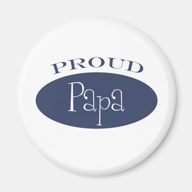 stolt pappa magnet (Framsidan)