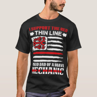 stolt Pappa om en Modig mekanisk T-båt T Shirt