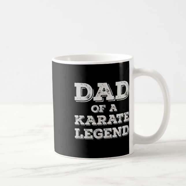 stolt Pappa över Karate Legend Son Dotter Karateka Kaffemugg (Höger)