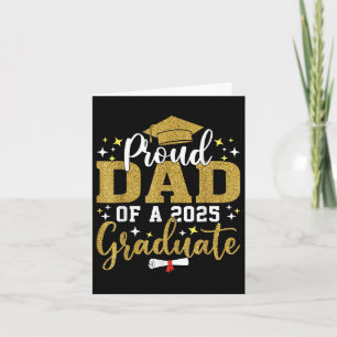 stolt Pappa över Studenten 2025 Student-Pappa 2025 Kort
