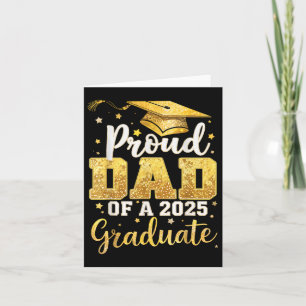 stolt Pappa över Studenten 2025 Student-Pappa 2025 Kort