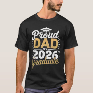 Stolt pappa till 2026 års examen Awesome Family Co T Shirt