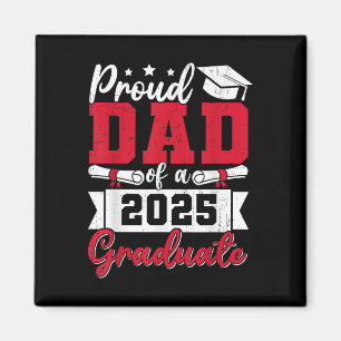 Stolt Pappa Till En 2025 Examen Pappa Examen 2025 Magnet