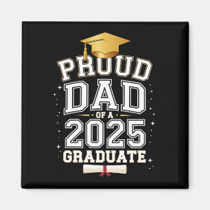 Stolt Pappa Till En 2025 Utexaminerad Familjeexame Magnet