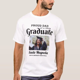 Stolt pappa till en 2026 examen Personlig T Shirt