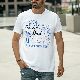Stolt pappa till en 2026 examen t shirt